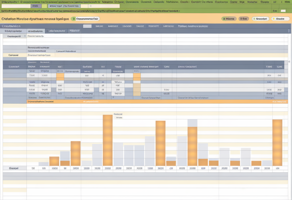 Exemple de tableau croisé dynamique dans Microsoft Excel avec données résumées par catégories et valeurs