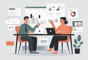 Capture d’écran d’un tableau Excel présentant des données organisées en lignes et colonnes