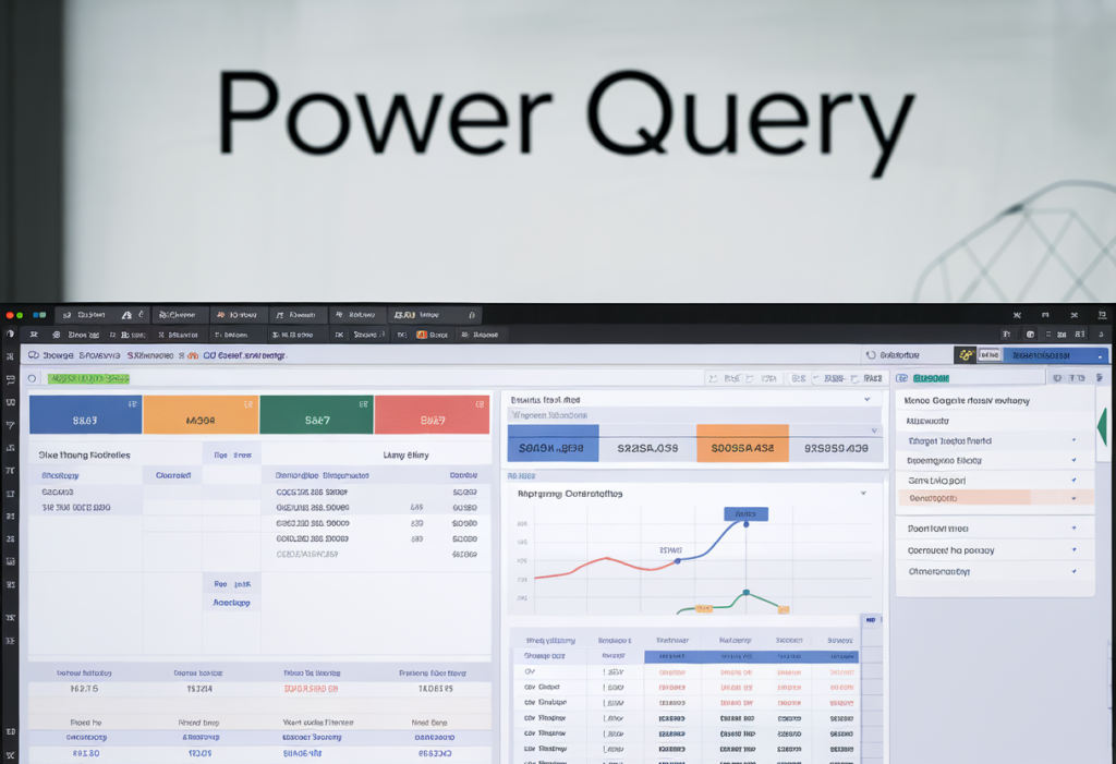Interface de Power Query montrant la transformation et le nettoyage de données dans Excel