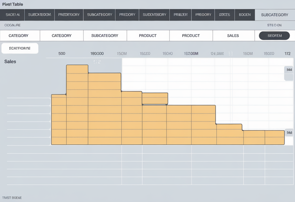 Interface Power Pivot affichant un modèle de données et des tableaux croisés dynamiques dans Excel